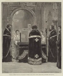 Memorial Service for the Late Emperor of Russia in the Greek Church, Moscow-Road, Bayswater